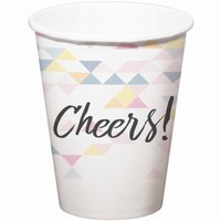 KELÍMKY papírové Iridescent Cheers! 250ml 6ks
