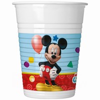 KELÍMKY plastové Mickey Mouse Clubhouse 200ml 8ks