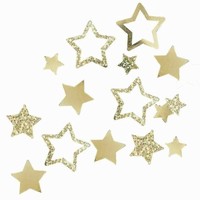 KONFETY hvězdy zlaté 13g