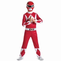 KOSTÝM dětský Power Ranger červený 4-6let
