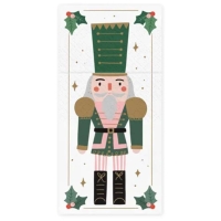 Kapsička na příbory Louskáček 10 x 20 cm 6 ks