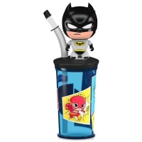 Kelímek s figurkou superhrdiny a cukrovinkou Batman