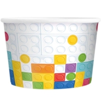 Kel�mky na zmrzlinu Blocks 150 ml 6 ks