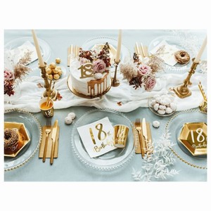 KELÍMKY papírové 18. narozeniny zlaté 220ml 6ks