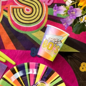 Kelímky papírové 80s 10 ks