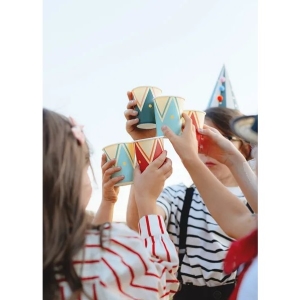 Kelímky papírové Cirkus 220 ml 6 ks