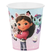 Kelímky papírové Gabby's Dollhouse 250ml 6 ks