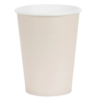 Kelímky papírové béžové 250 ml 6 ks