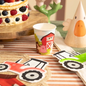 Kel�mky pap�rov� Farma 220 ml 6 ks