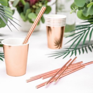 KELÍMKY papírové Rose Gold 6ks 220ml