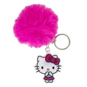 Klenka Hello Kitty s chlupatou bambulkou