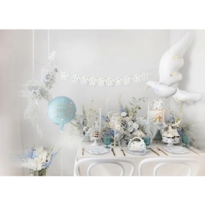 Klícka dekorační bílá 24 cm