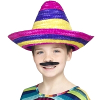 Klobouk Sombrero dětské barevné