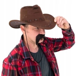 Klobouk kovbojsk� hn�d� semi�ov�