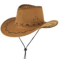 Klobouk kovbojsk� sv�tle hn�d�