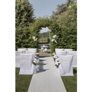 Koberec ceremoniální bílý 60cm/4,5m