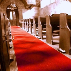 Koberec červený 1 m x 15 m