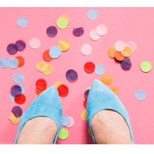 Konfety paprov barevn 14 g