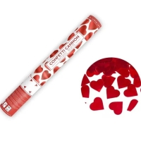 Konfety vyst�elovac� �erven� srd��ka 40 cm