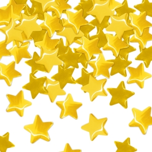 Konfety vystelovac hvzdy zlat 30 cm