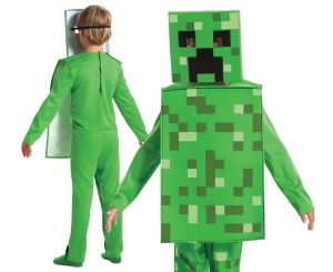Kost�m Minecraft Creeper Fancy 3-4 roky