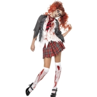 Kostým dámský Zombie školačka vel. M
