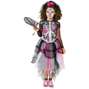 Kost�m d�v�� Den mrtv�ch vel. 6-8 let