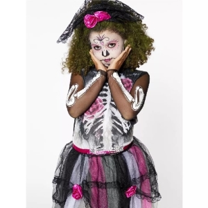 Kost�m d�v�� Den mrtv�ch vel. 6-8 let