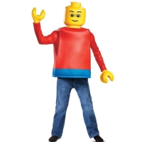 Kostým dětský Lego panáček vel. 7 - 8 let (127 - 136 cm)