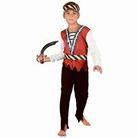 Kostým dětský Pirát (čelenka, košile, pásek, kalhoty) vel. 120/130 cm