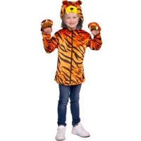 Kostým dětský Tygr, bunda s ocasem, vel. M-L