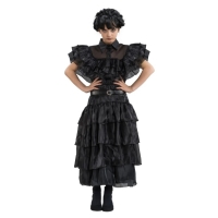 Kostým dívčí Wednesday šaty černé vel. 140 cm