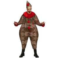 Kostým pánský Strašidelný klaun  M (48-50 )
