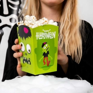 Krabiky na popcorn Halloween Monsters 10 x 7,5 cm 6 ks