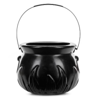 Kyblíček kotlík černý 18x13 cm