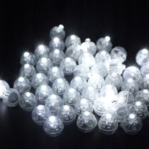 LED diody do bal�nk� b�l� 10 ks