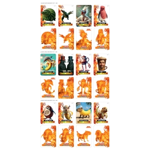 Laminovan sbratelsk kartiky BrainRot