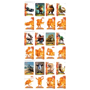 Laminovan sbratelsk kartiky BrainRot