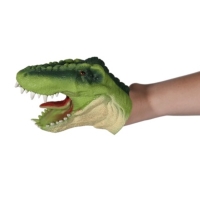 Maňásek dinosaurus zelený 15 cm