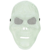 Maska Lebka svítící ve tmě