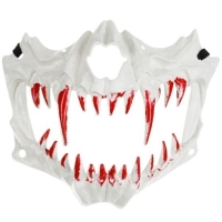 Maska bílé Zuby krvavé