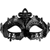 Maska karnevalová černá