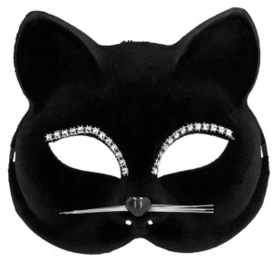 Maska p�lka ko�i�� hlavy �ern�