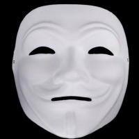 Maska na obličej k domalování Anonymous
