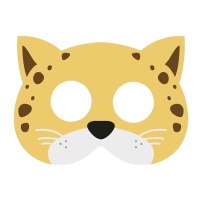 Maska plstěná Gepard