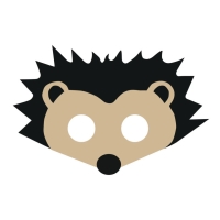 Maska plstěná Ježek