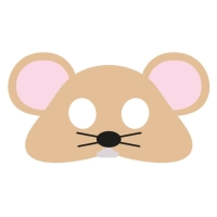 Maska plstěná Myš