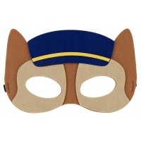 Maska plstěná Policejní pes modrý