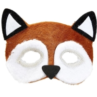 Maska plyšová liška