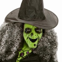 Maska zelená čarodějnice
